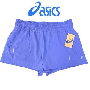 NWT ASICS  Vibrant Blue Running Shorts